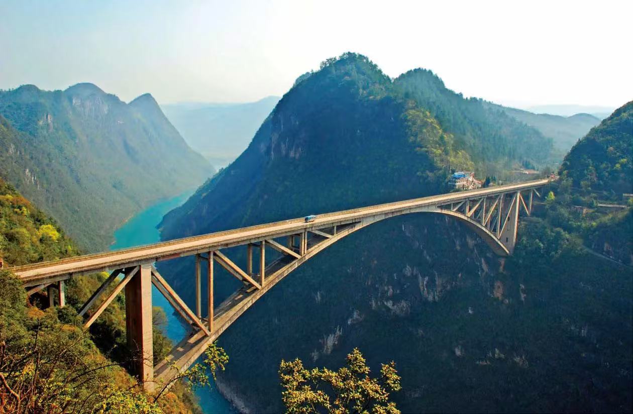 江界河大桥全景